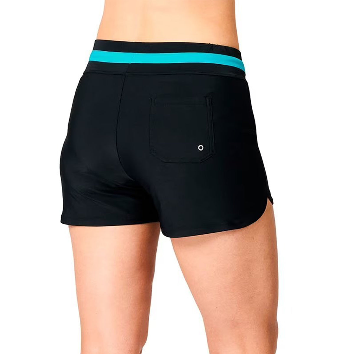 Womens Quick-Dry Swim Shorts with Built-In Brief