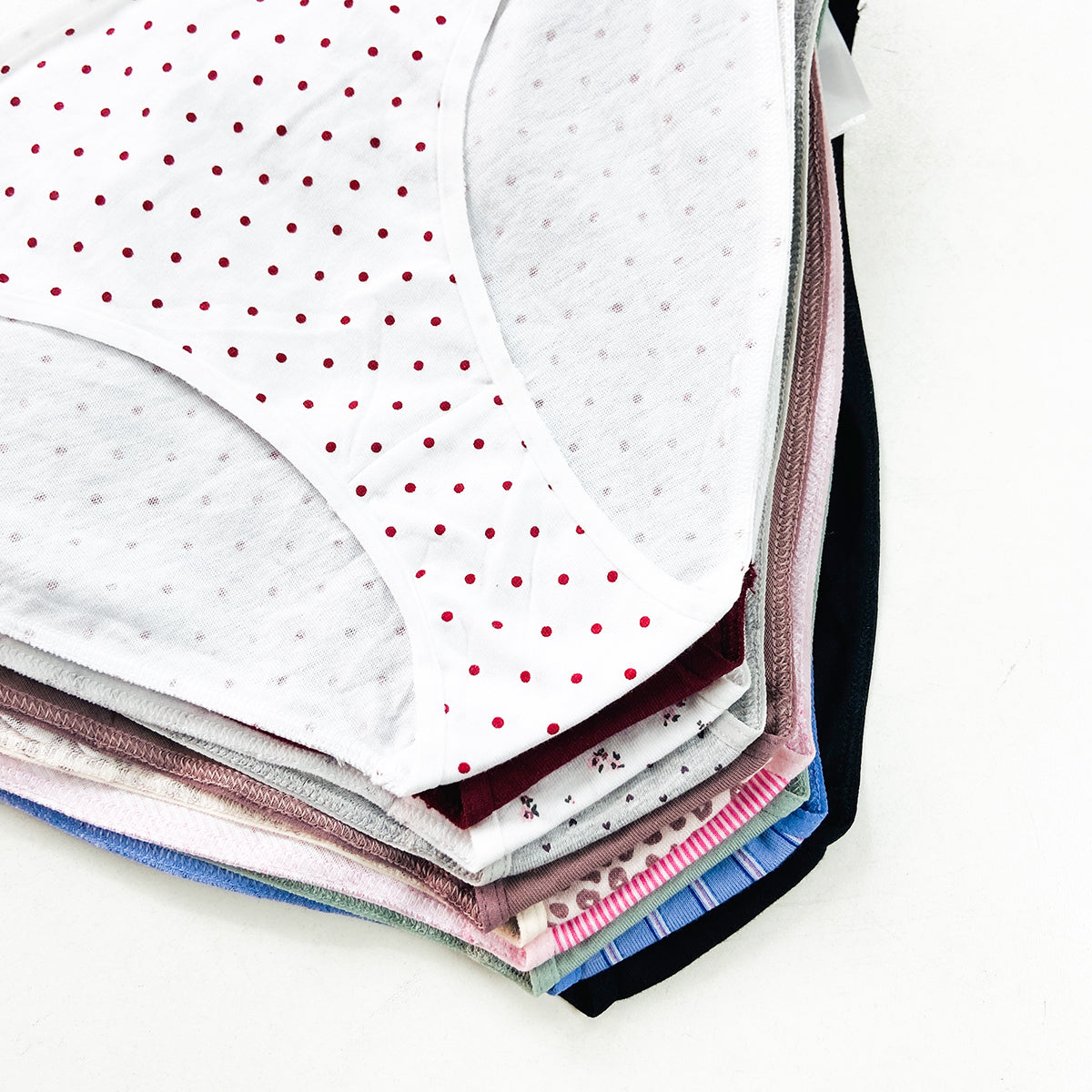 Pack of 5 Ladies Half Back Coverage Cotton Brief Panty