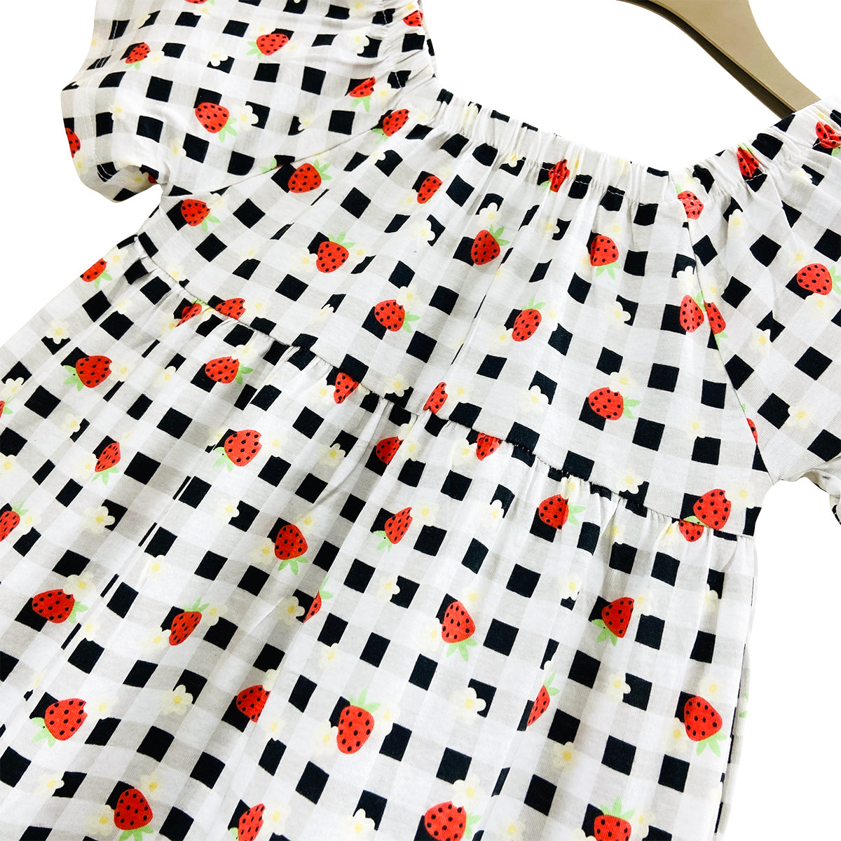 Girls Cute Print Soft Cotton Breathable Casual Summer Dress