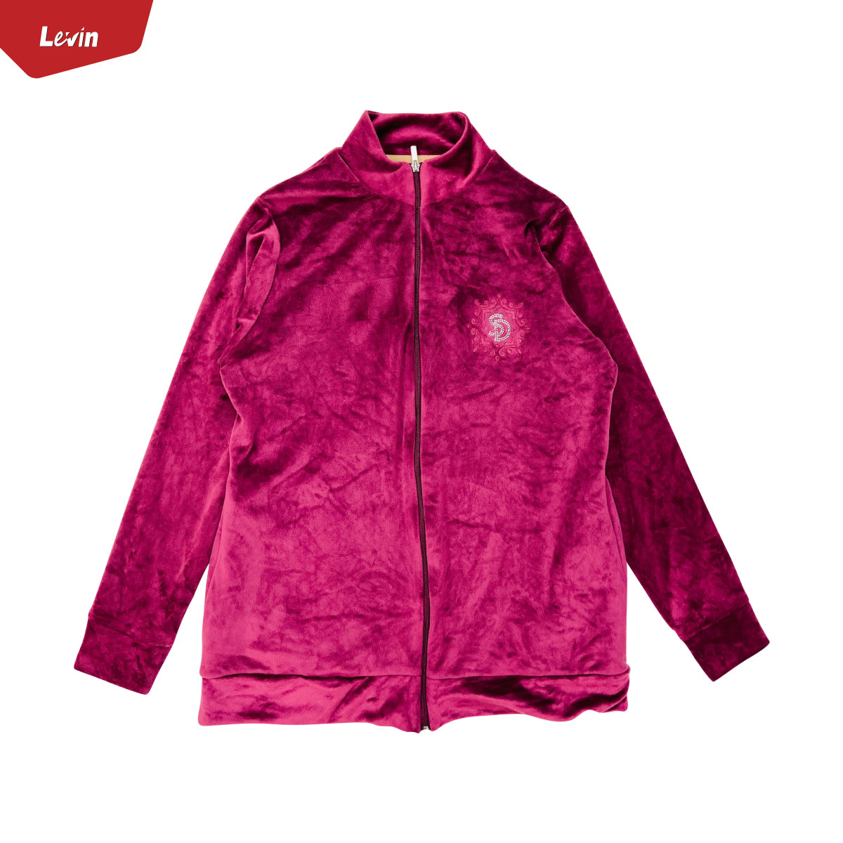 Women's Full Zipper Velvet Jacket