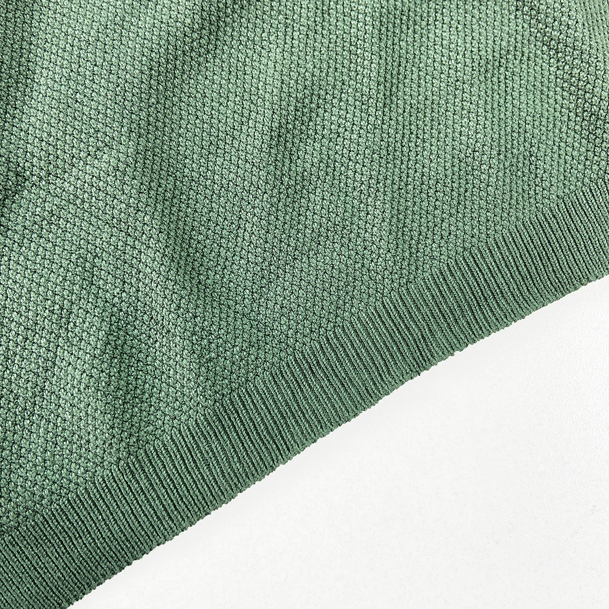 Womens Short Sleeve Textured Knit Open-Front Cardigan