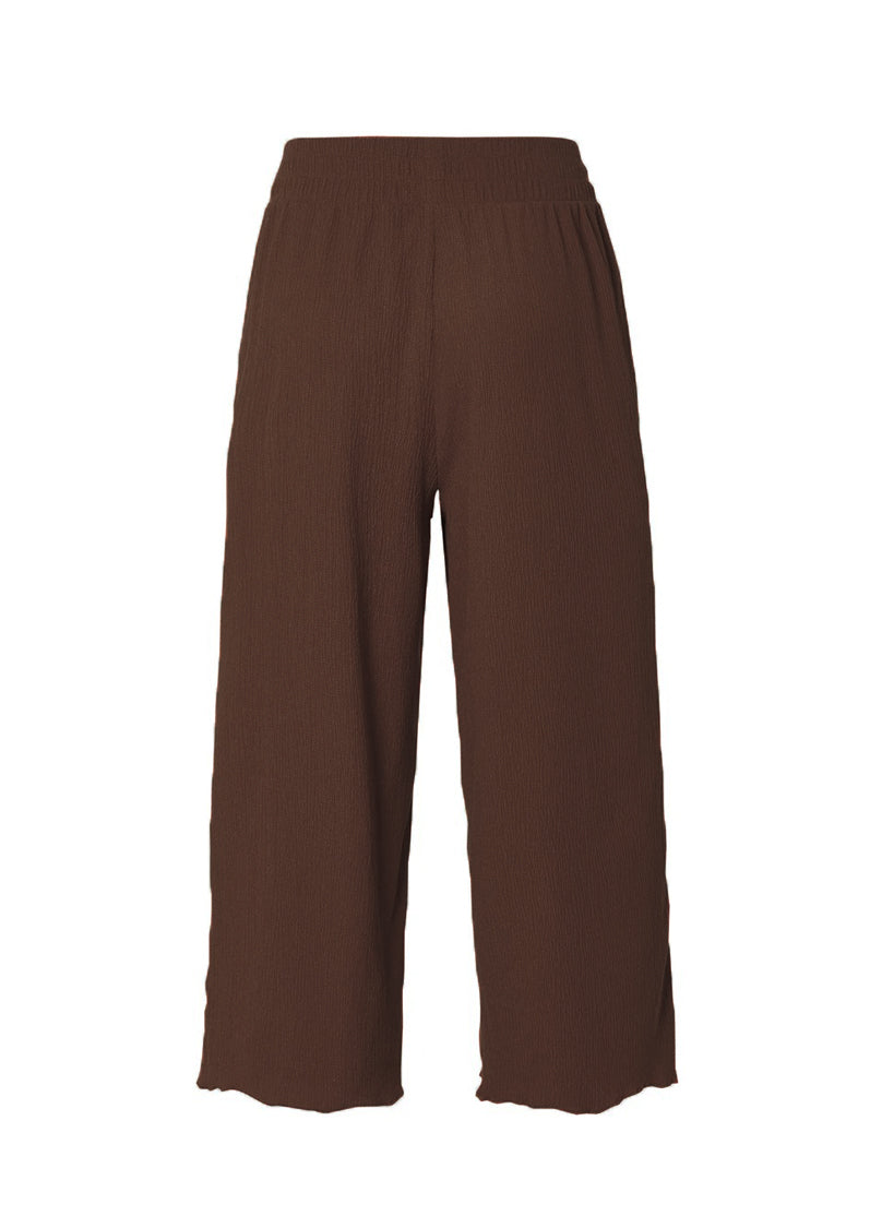 Womens Lightweight Crinkle Culotte 3/4 Pajama