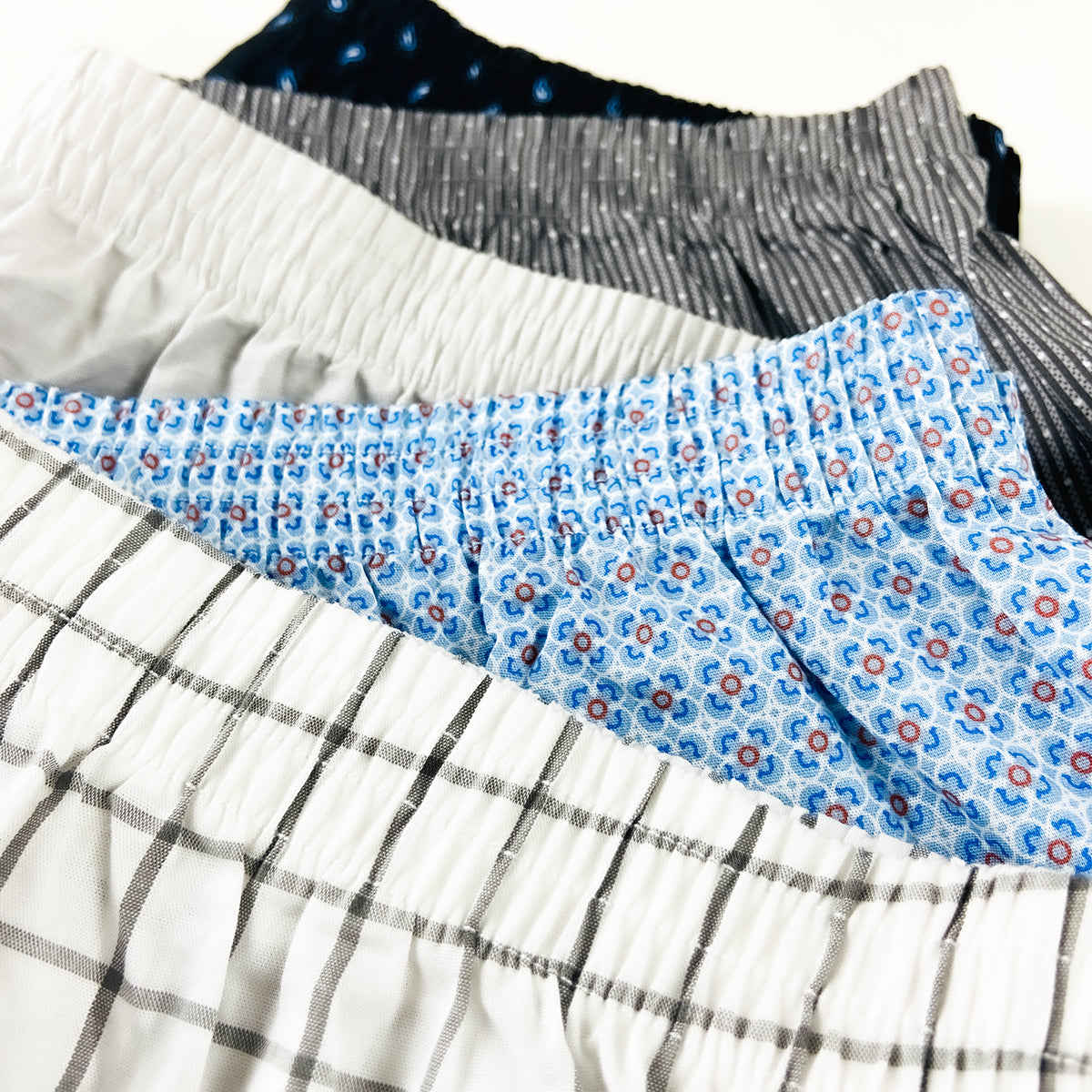Mens Soft Breathable Cotton Woven Trunk Boxer