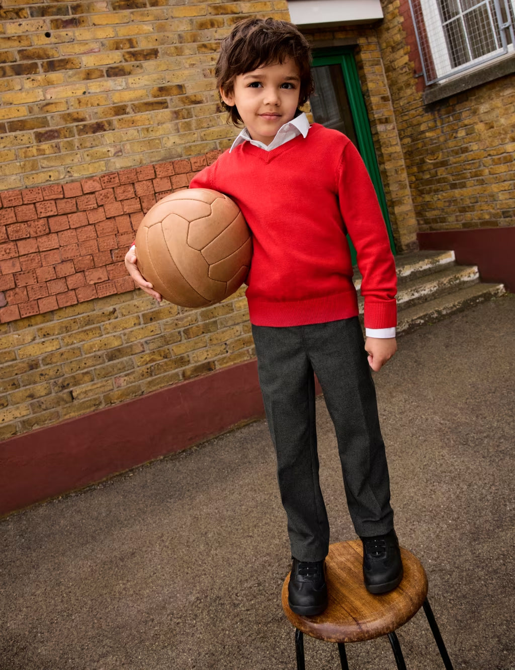 Kids Cotton School Jumper Sweater (4-14 Yrs)