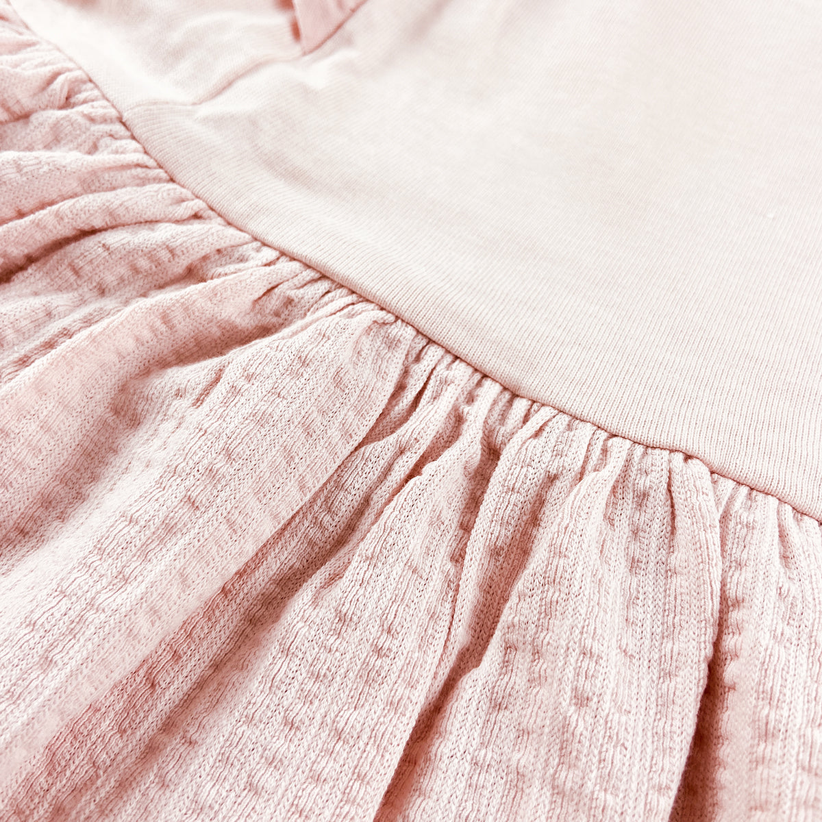 Girls Ruffle Sleeve Cotton Dress
