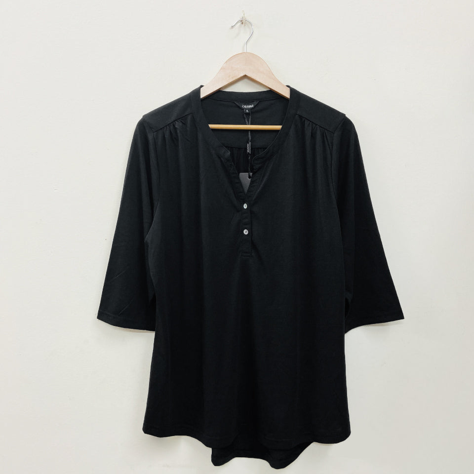 Ladies ¾ Sleeve Soft Floral Casual Top