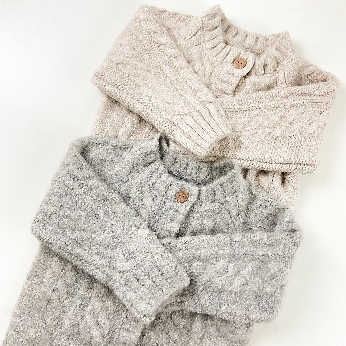 Girls Cotton Knitted Cardigan Sweater