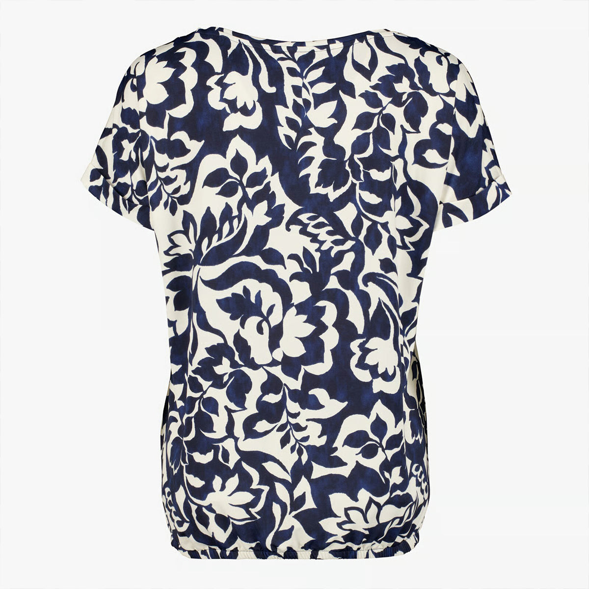 Womens Printed Short Sleeve Round Neck T-Shirt
