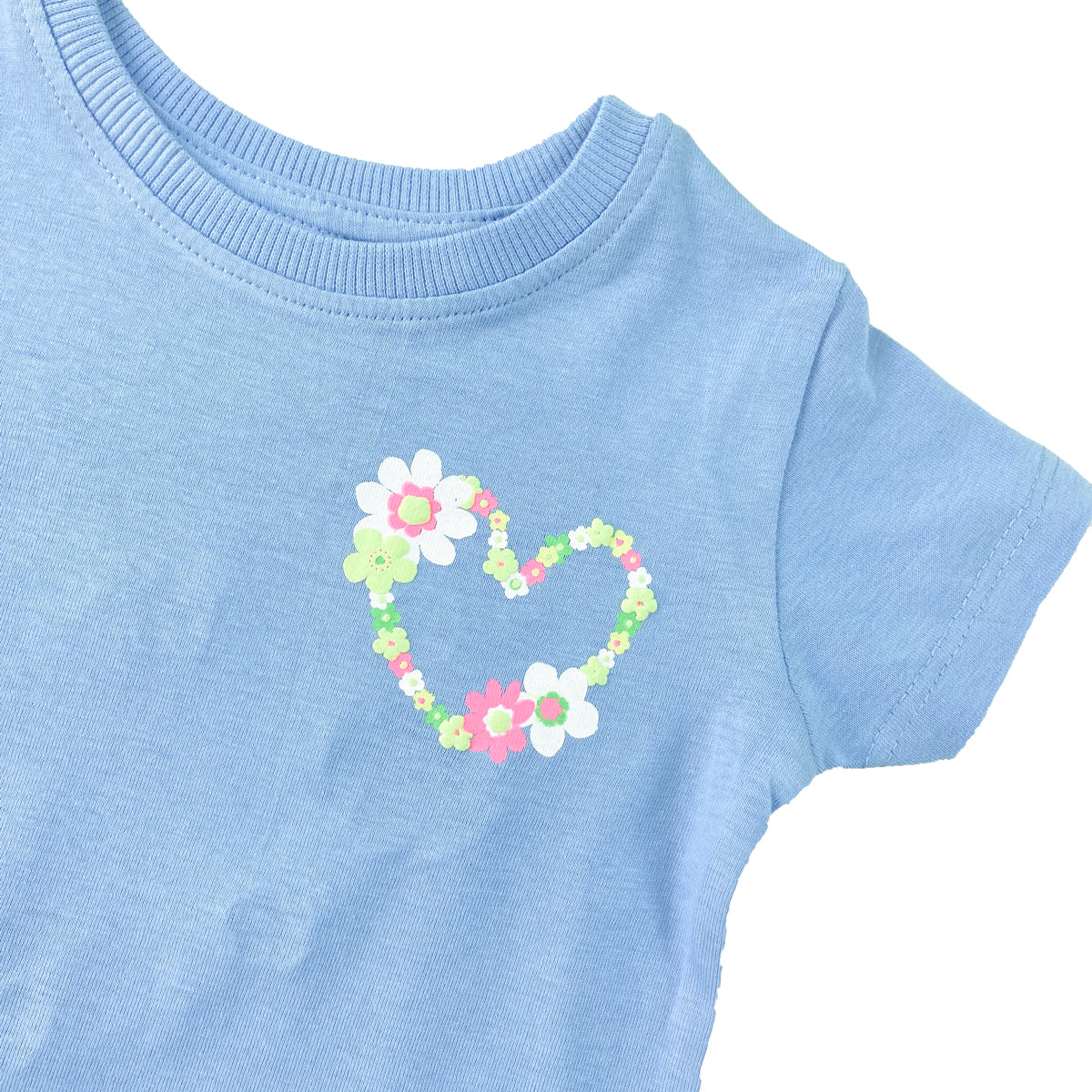 Girls Printed Soft Cotton Short Sleeve T-Shirt