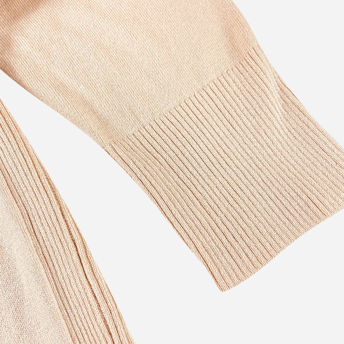 Womens Classic Open-Front Ribbed Hem Knit Cardigan