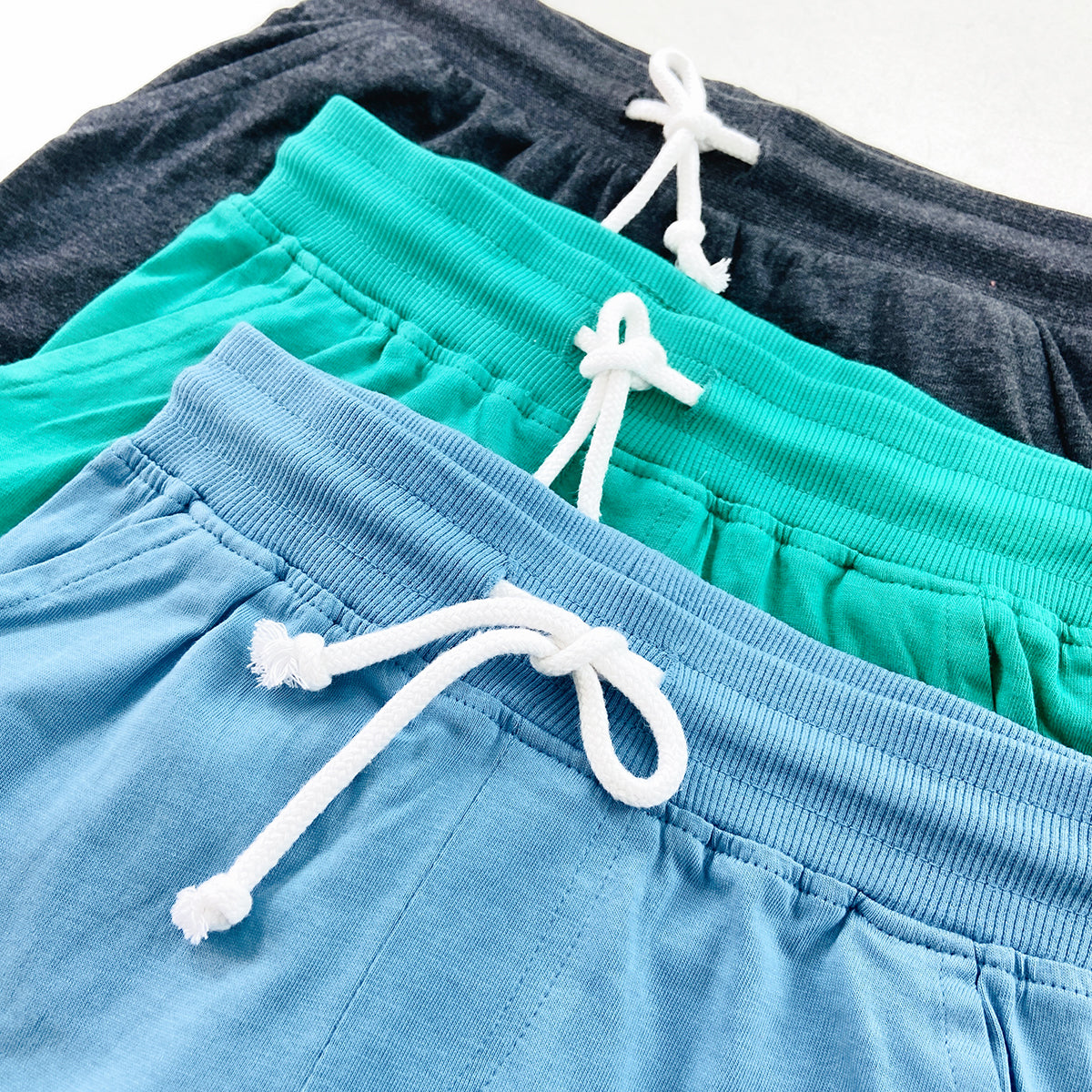 Baby Boys Soft Cotton Summer Shorts with Drawstring