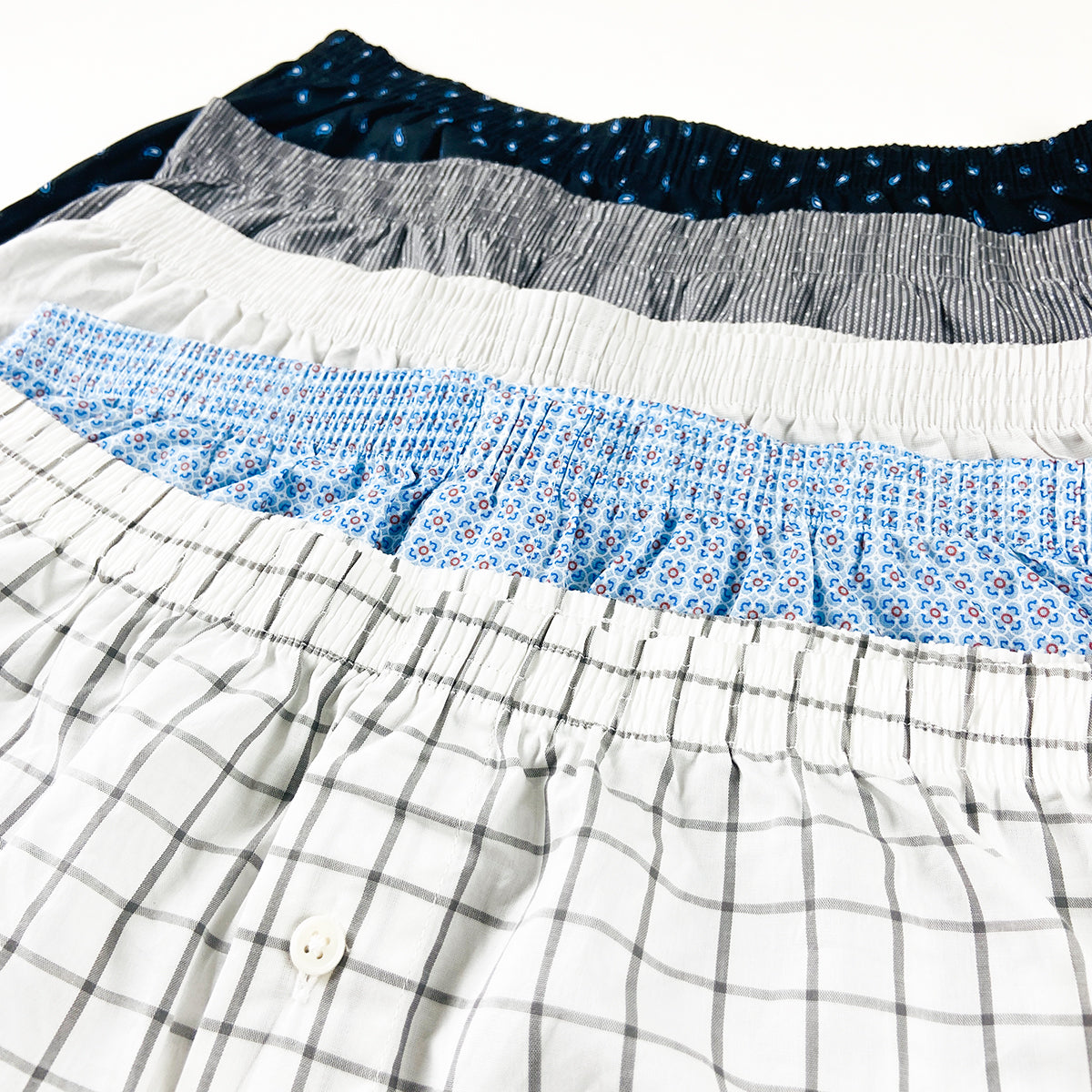 Mens Soft Breathable Cotton Woven Trunk Boxer