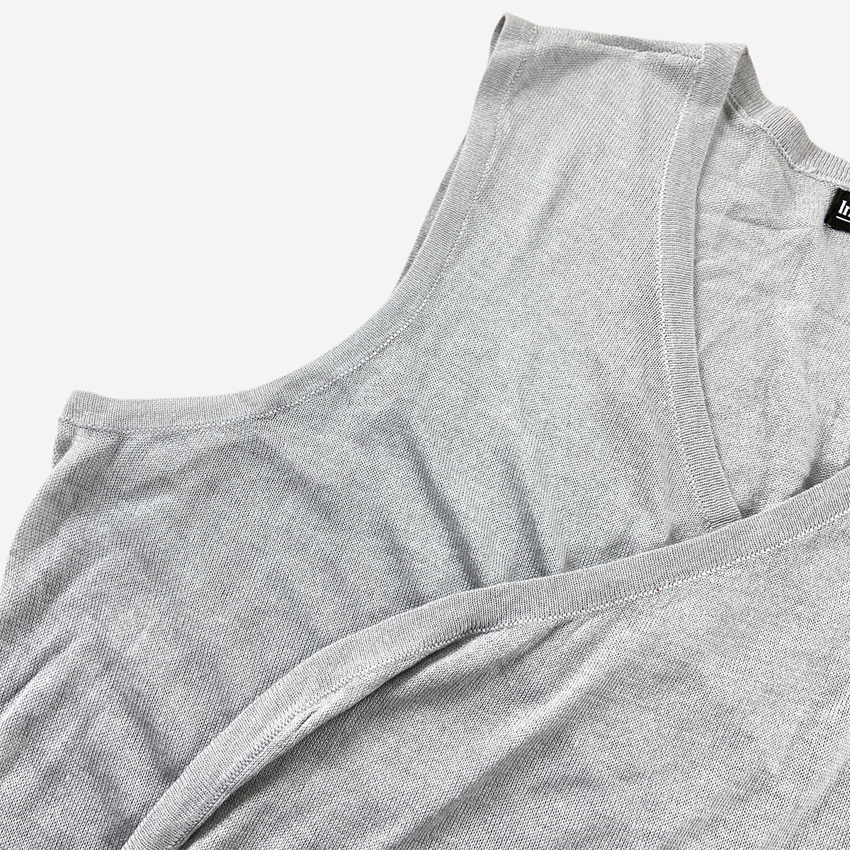 Womens Lightweight Sleeveless Open-Front Long Cardigan