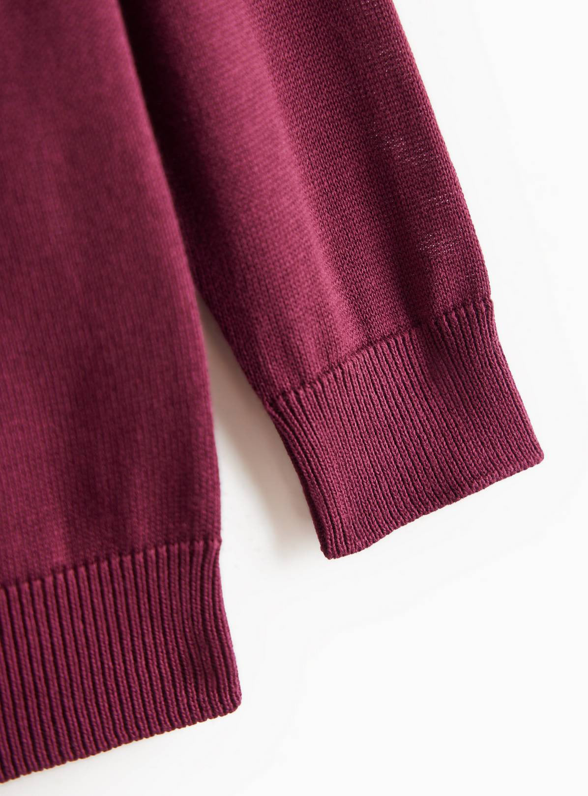 Boys V-Neck Long Sleeve Cotton Sweater