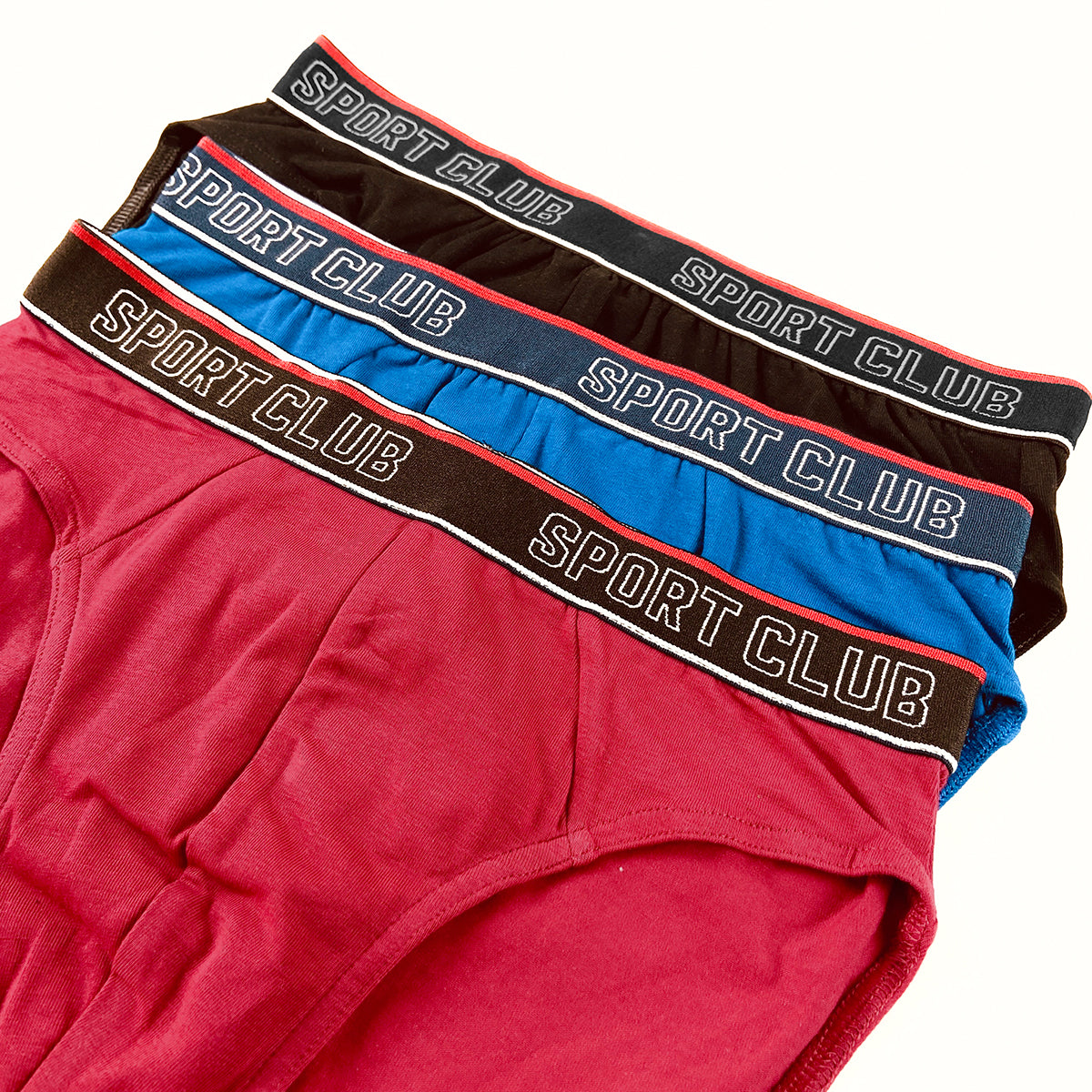 Pack of 3 Mens Premium Soft Stretch Cotton Briefs