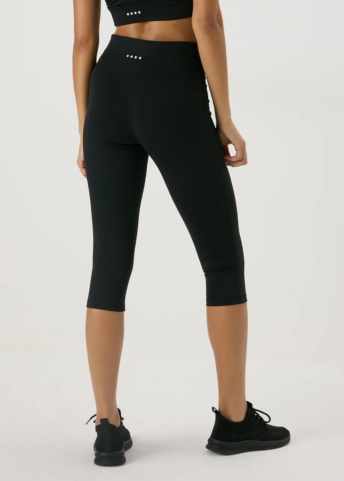 Women's High Waist Stretch Activewear Capri Leggings