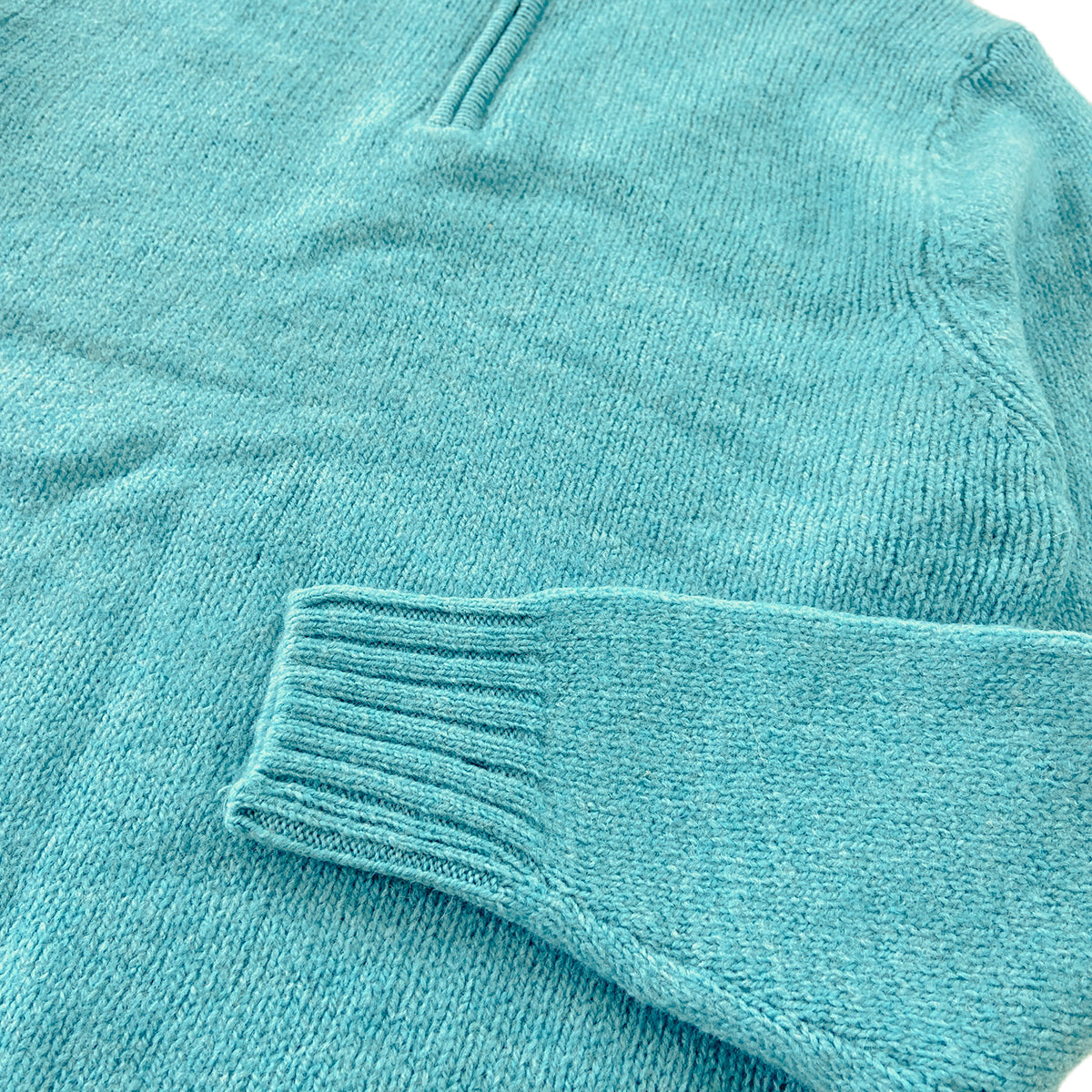 Mens Wool Half-Zip Turtleneck Pullover Sweater