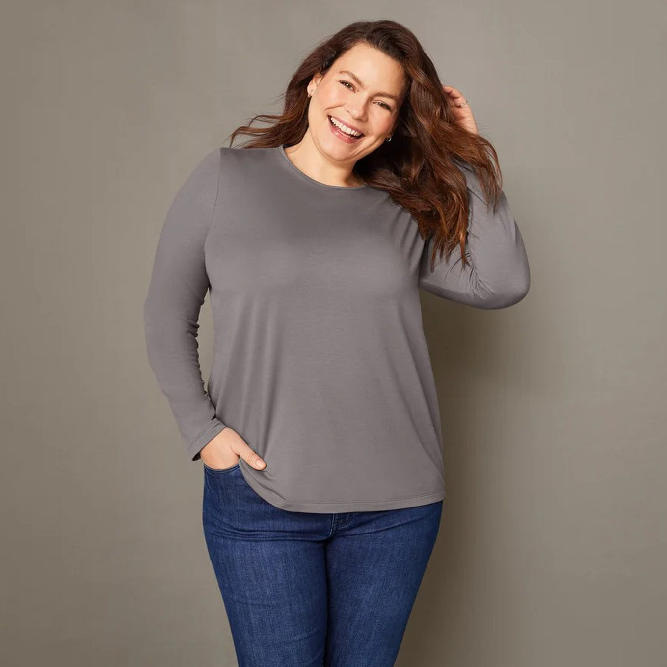 Womens Long Sleeve Thermal T-Shirt