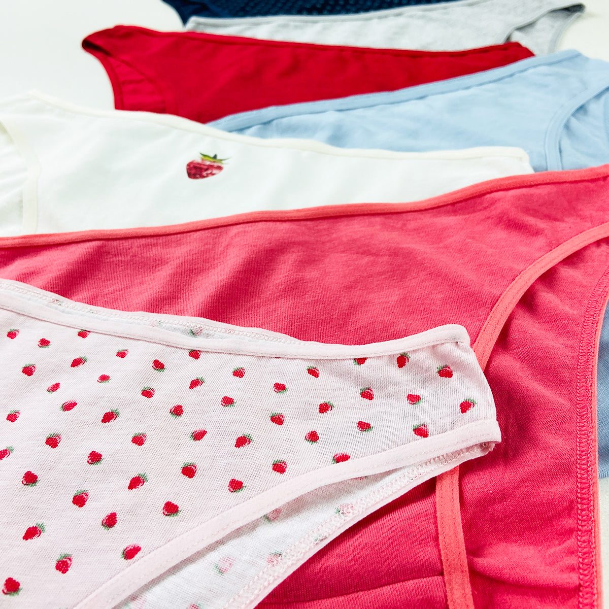 Pack of 5 Womens High Leg Cotton Briefs