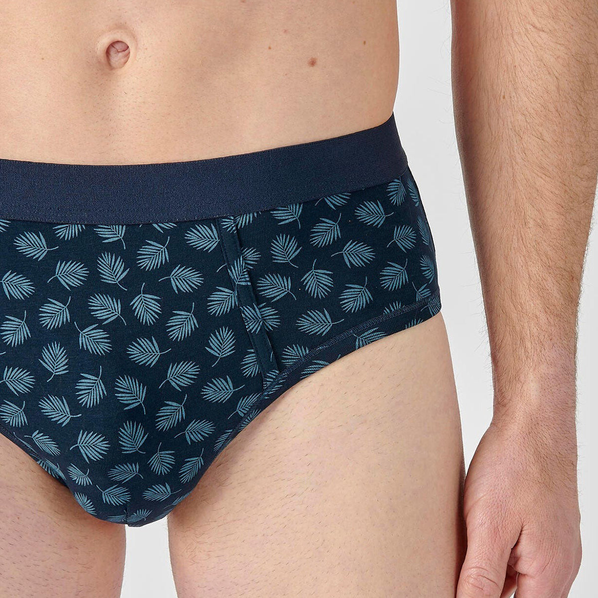 Pack of 3 Mens Classic Cotton Stretch Elastic Waistband Briefs