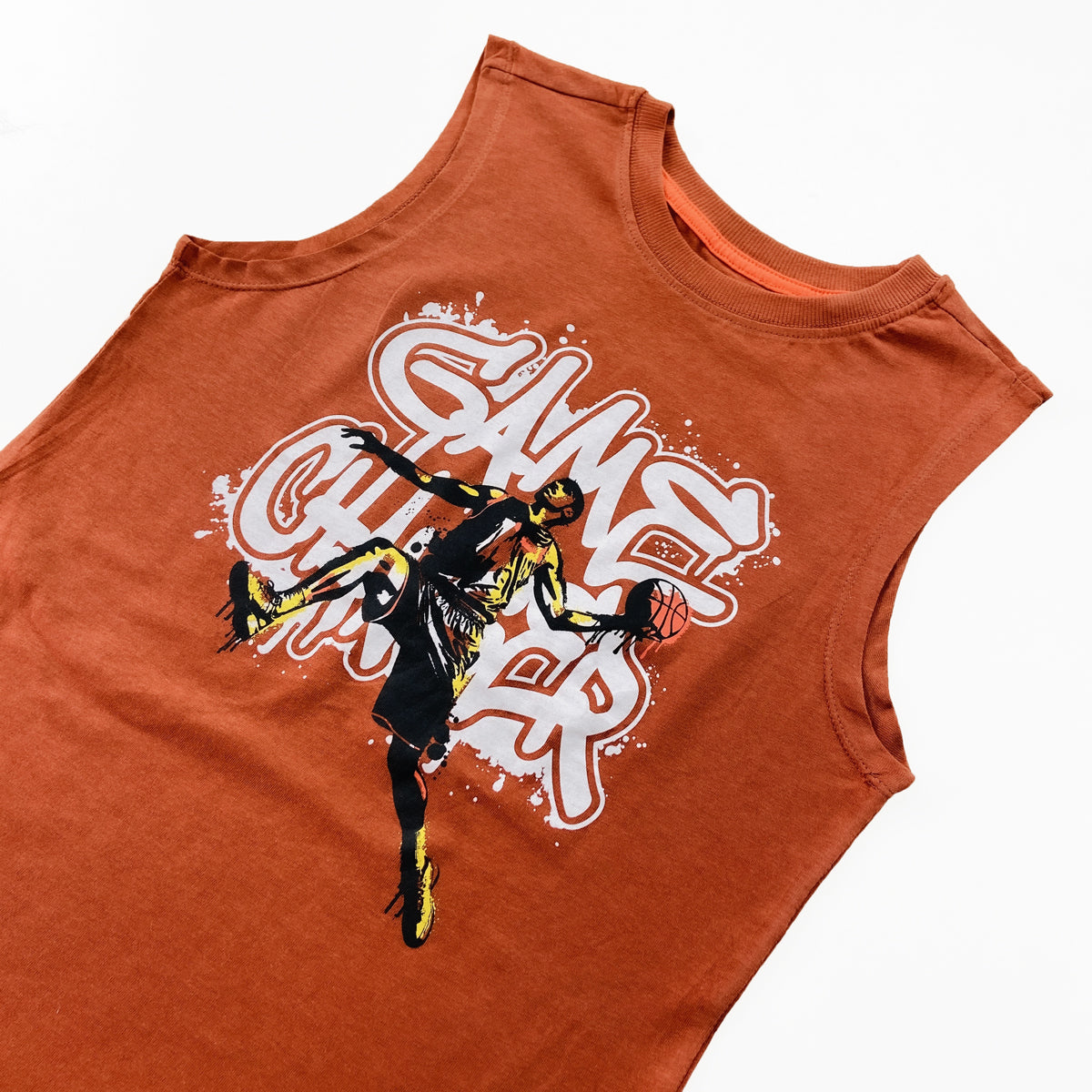 Boys Printed Sleeveless Soft Cotton & Breathable Summer Tank Top