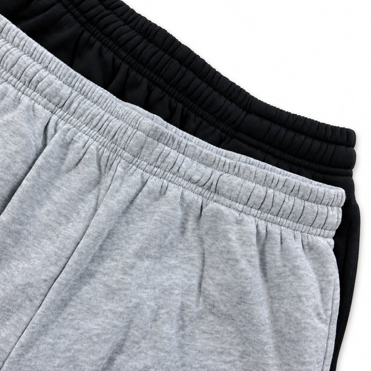 Men’s Elastic Waistband Fleece Jogger Pants With Pockets & Ankle Cuffs