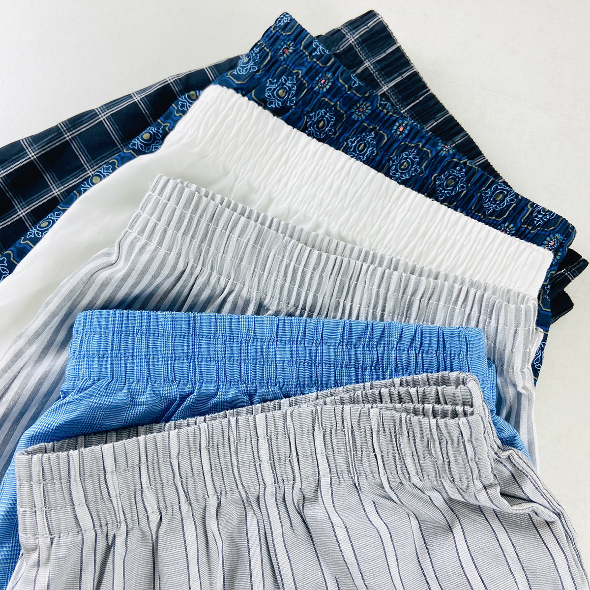 Mens Soft Breathable Cotton Woven Trunk Boxer