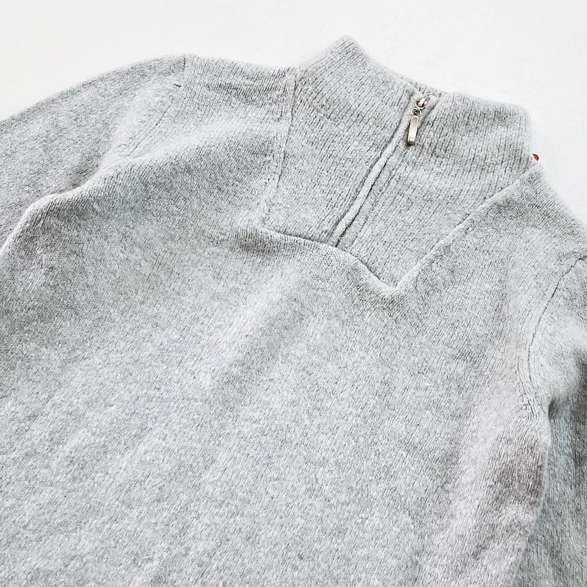 Boys Heather Knit Quarter Zip Winter Pullover Sweater