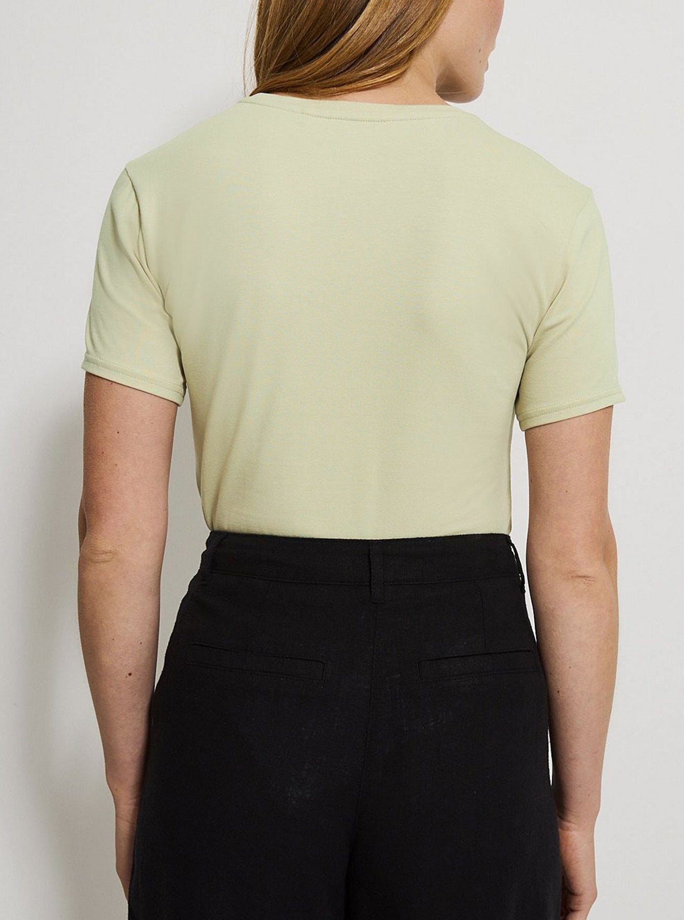 Womens Crew Neck Short Sleeve Soft Cotton Jersey T-Shirt