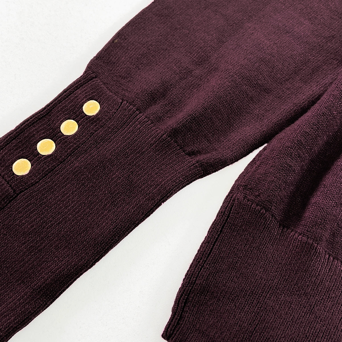 Womens Elegant Burgundy Knit Pullover Sweater