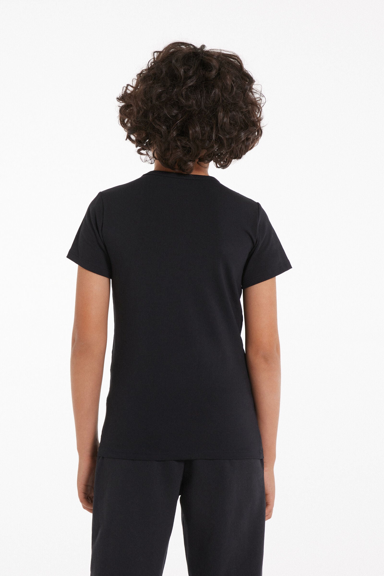 Pack of 2 Boys Basic Round Neck Cotton Undershirt
