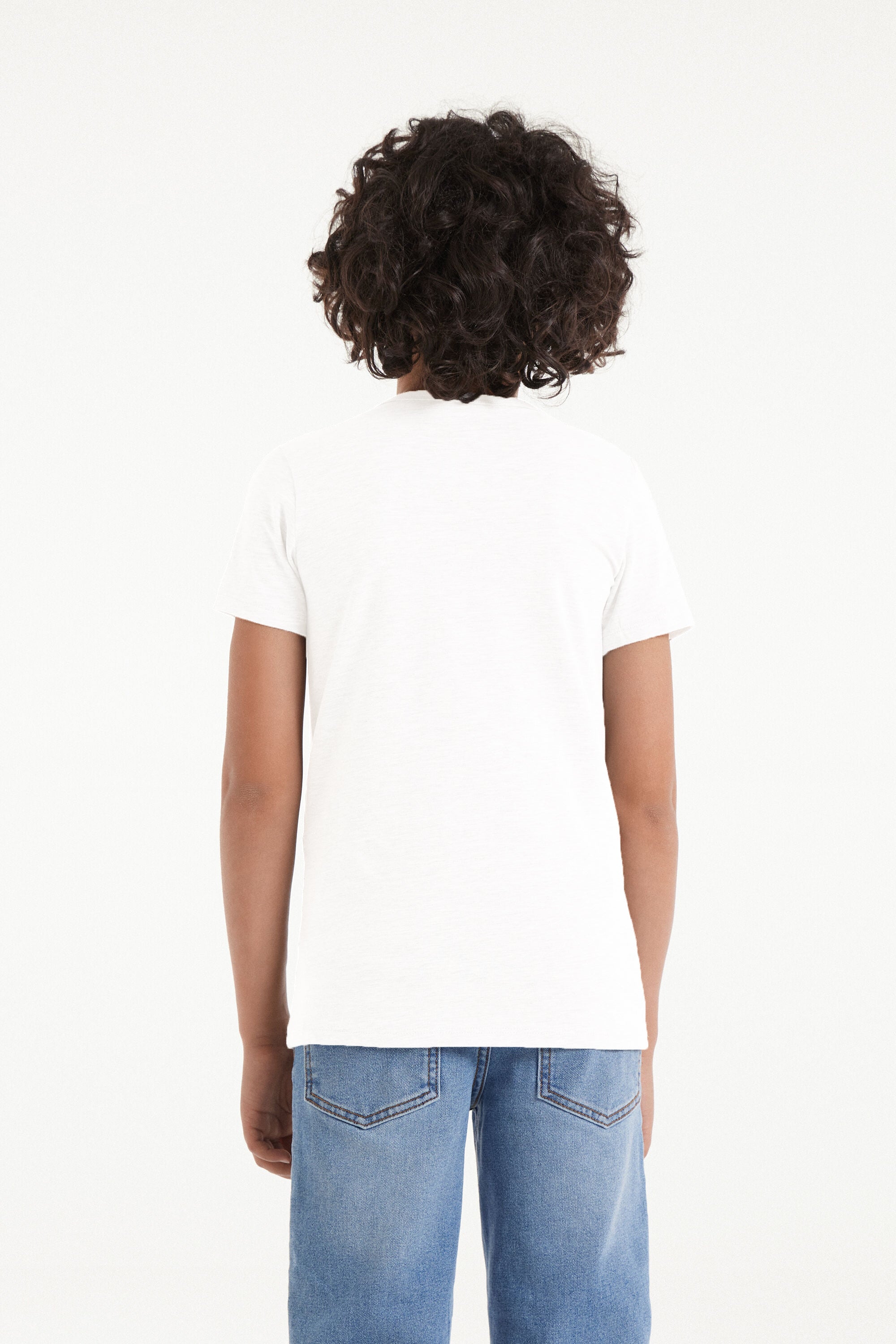 Pack of 2 Boys Basic Round Neck Cotton Undershirt