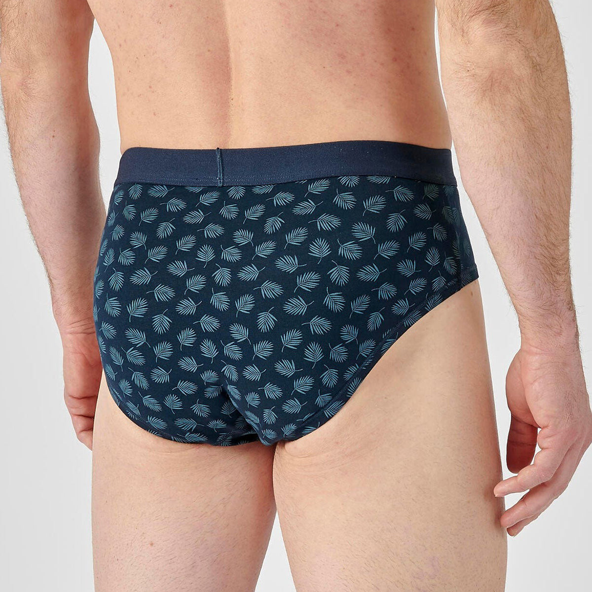 Pack of 3 Mens Classic Cotton Stretch Elastic Waistband Briefs