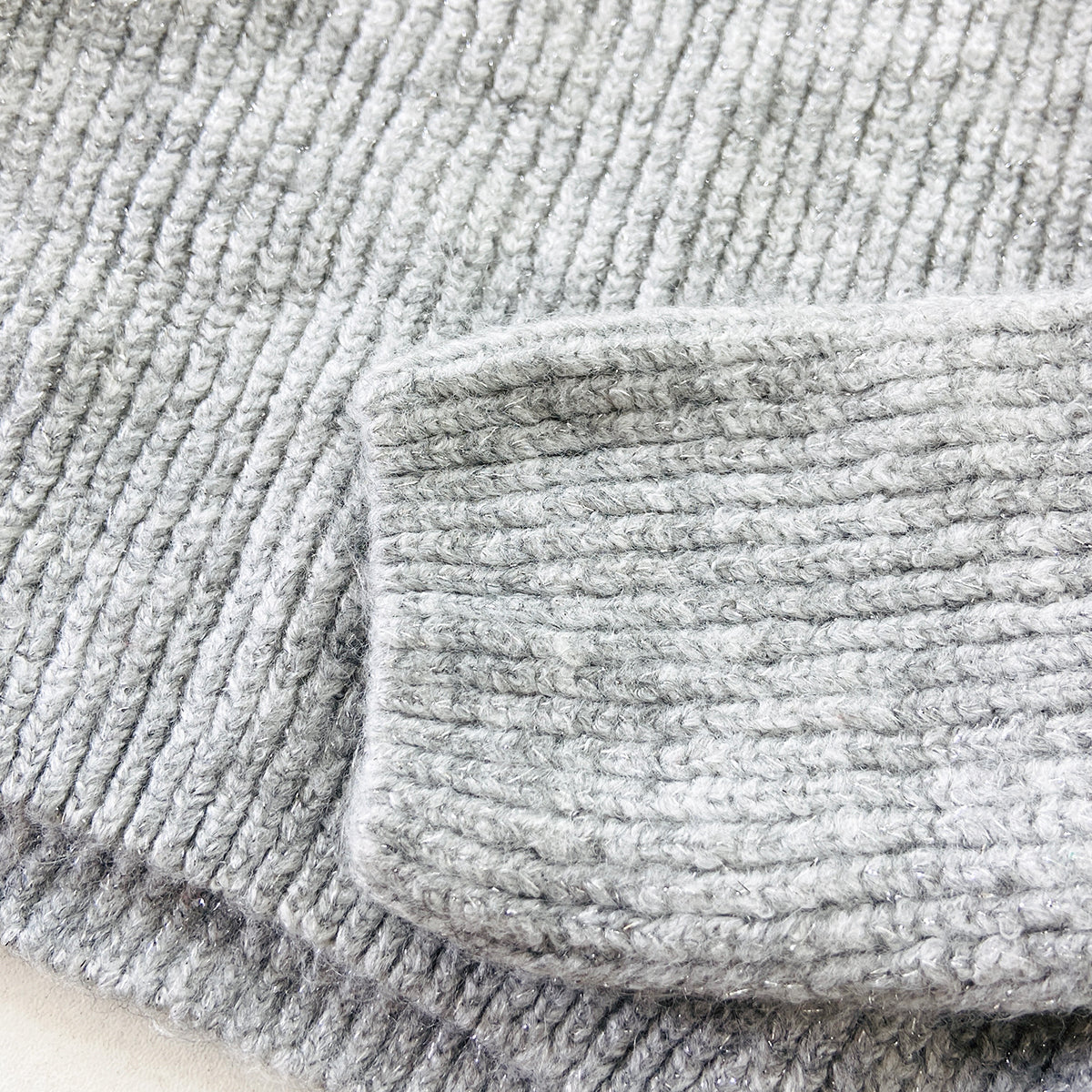 Kids Ribbed Knit Pullover Mock Neck Sweater