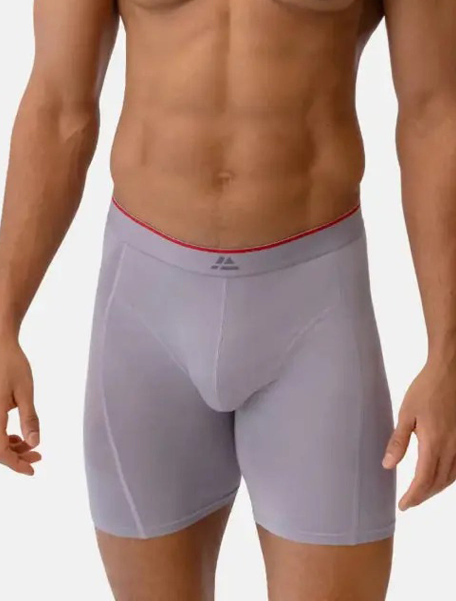 Pack of 3 Mens Extra Long Bamboo Fiber Trunks Boxer