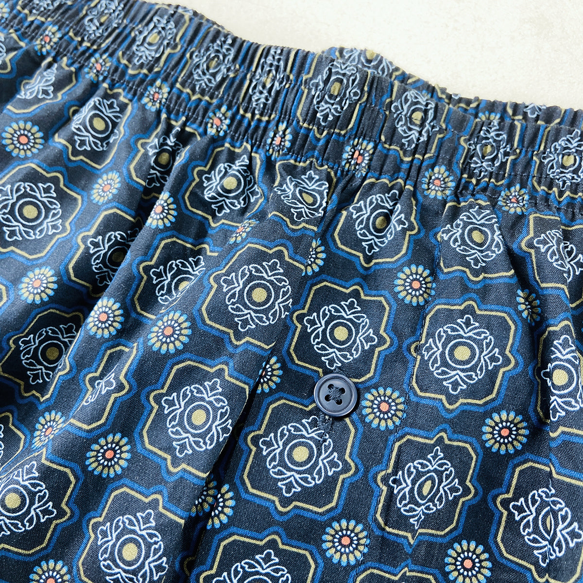 Mens Soft Breathable Cotton Woven Trunk Boxer