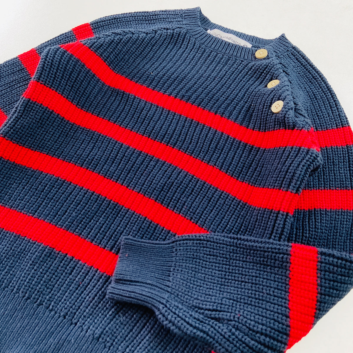 Kids Knit Striped Winter Pullover Sweater