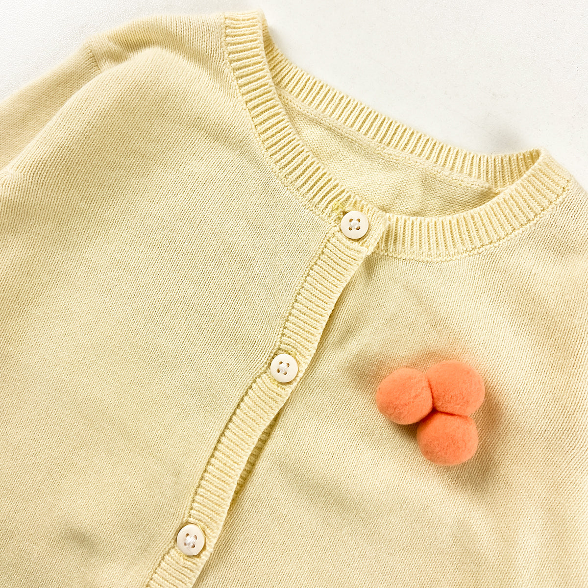 Baby Girls Cotton Knitted Cardigan Sweater