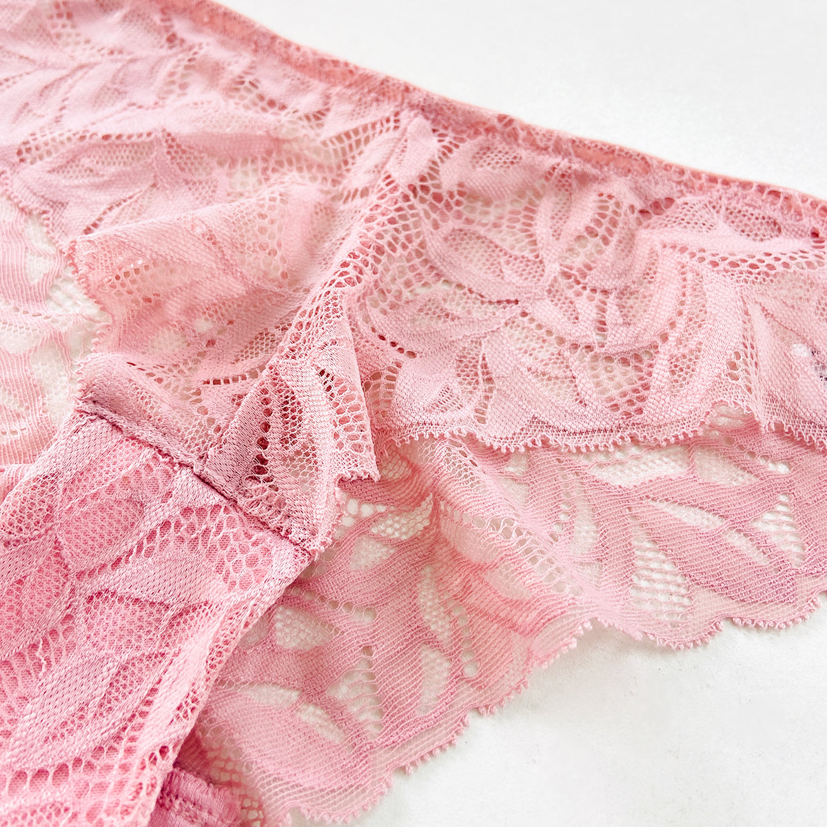 Pack of 3 Womens Soft Stretch Floral Lace Brazilian Brief Panty