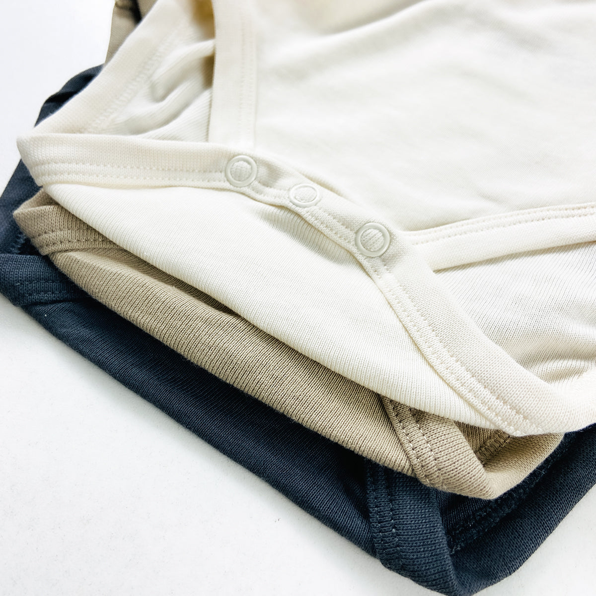 Pack of 3 Baby Long Sleeve Cotton Bodysuit Romper