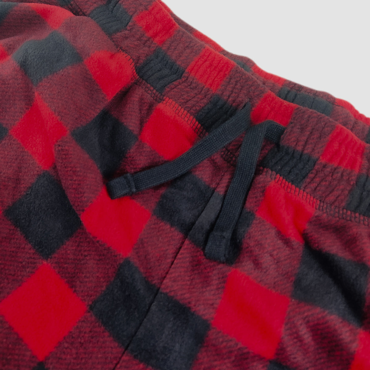 Mens Fleece Checked Sleepwear Pajama Pant