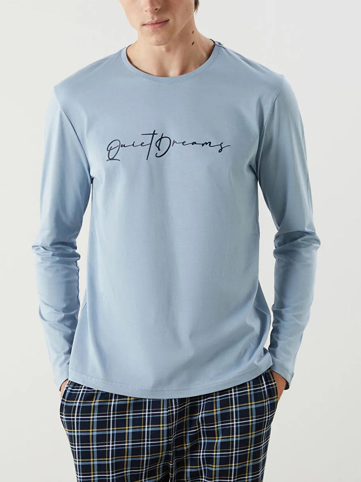 Mens Full Sleeve Crew Neck Jersey Cotton T-Shirt