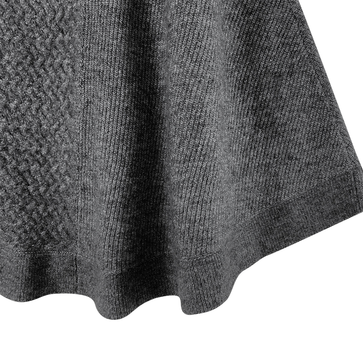 Womens Cozy Knit Poncho Soft Warm Fabric Cape
