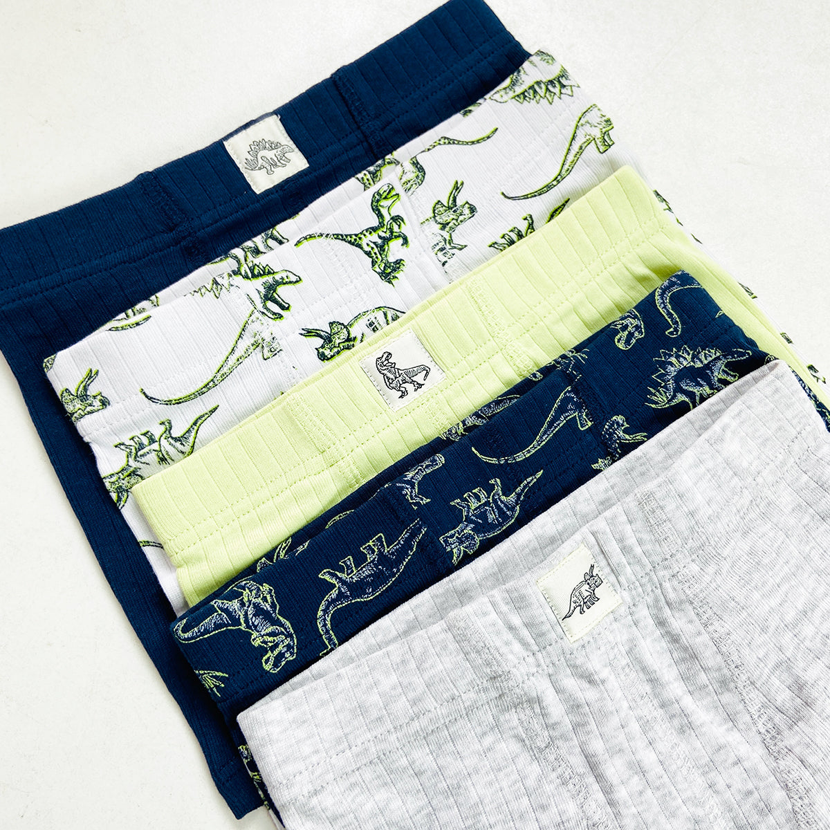 Pack of 4 Boys Soft Cotton Ribbed Boxer Underwear