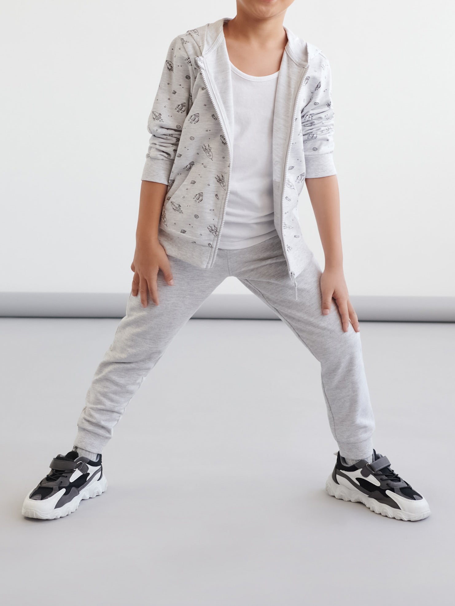 Kids Zip Up Hoodie Sweatshirt