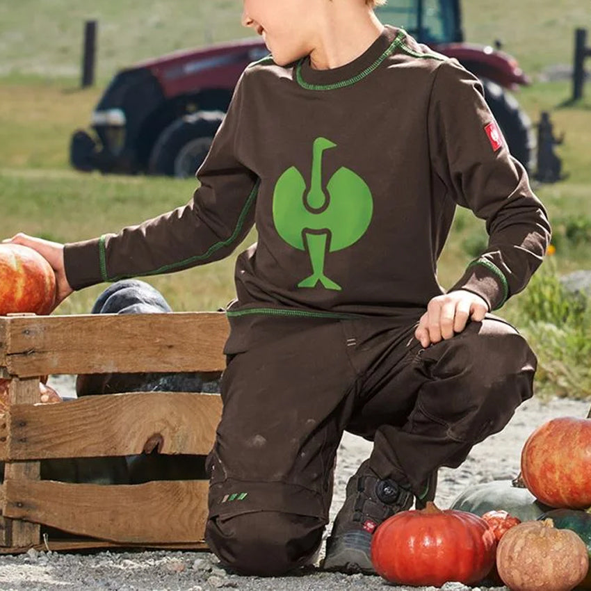 Kids' Full-Sleeve Printed Cotton Stretch Sweatshirt | 3–14 Years