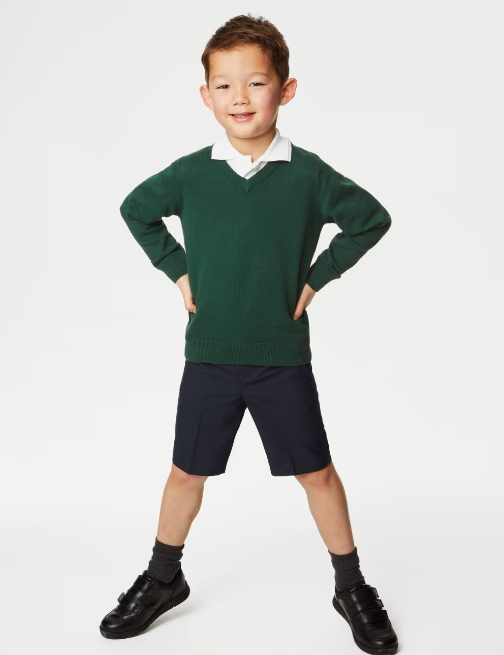 Kids Cotton School Jumper Sweater (4-14 Yrs)