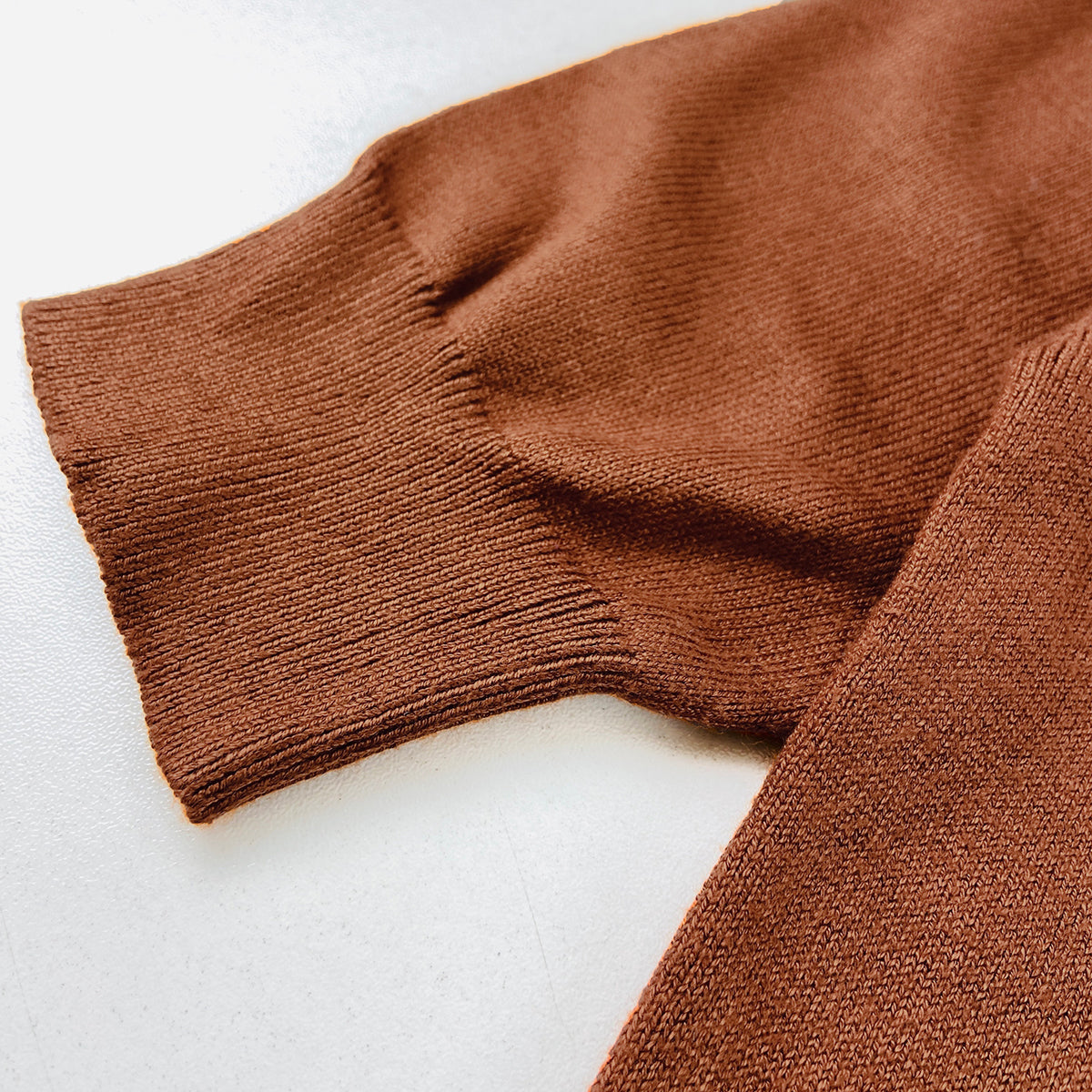 Womens Premium Knit Half Sleeve Turtleneck Sweater