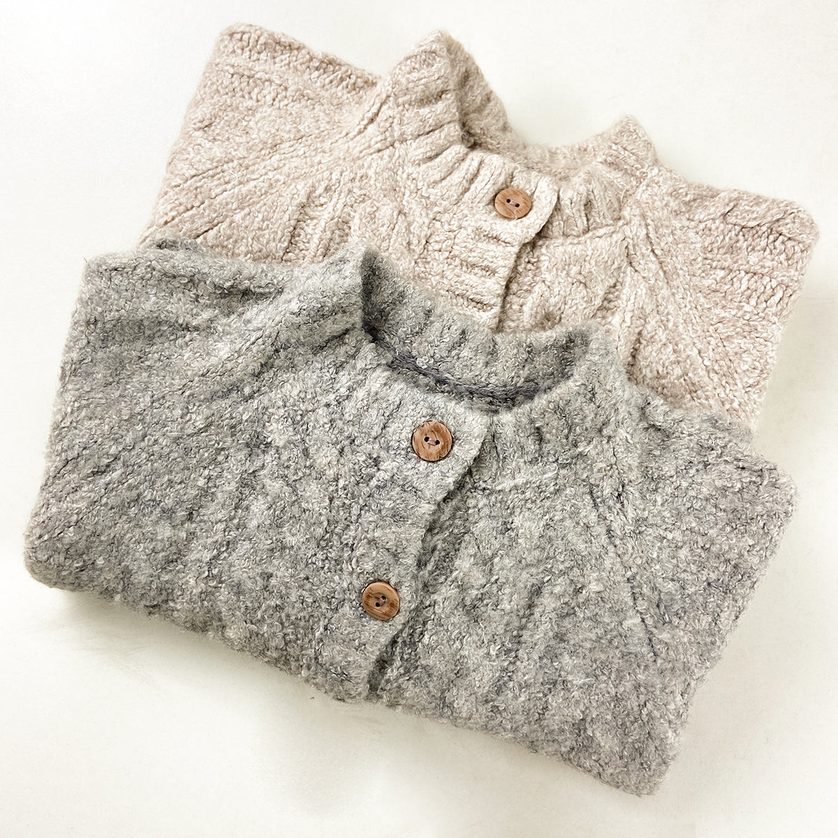 Girls Cotton Knitted Cardigan Sweater