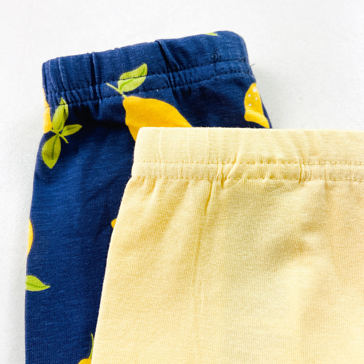 Pack of 2 Girls Cotton Stretch Leggings with Ruffle Hem
